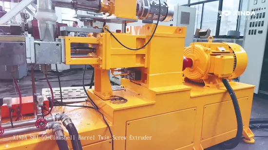 Calcium Carbonate Powder Filling Co Rotating Twin Screw Extruder Complete Production Line