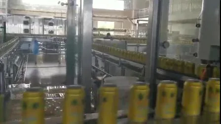 Linha de produção de enchimento de latas de suco Máquina de enchimento de latas de suco a quente sem refrigerantes carbonatados Máquina de enchimento de latas de refrigerante
