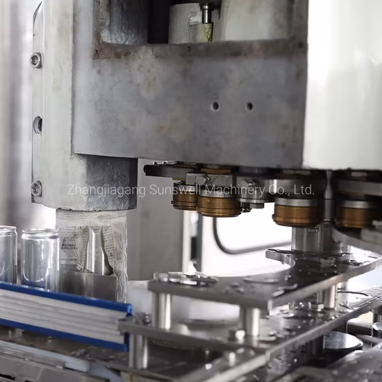 Máquina automática de envase a quente 2 em 1 de suco enlatado para linha de enlatados